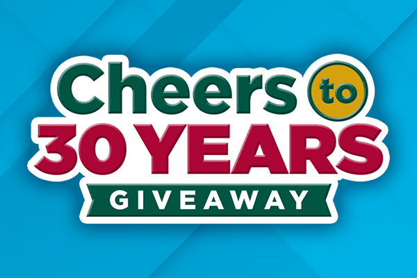 Cheers To 30 Years Giveaway