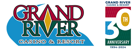 Grand River Casino logo with 30th Anniversary 1994 - 2024