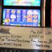 Large winner check on slot machine