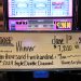 Large winner check on slot machine